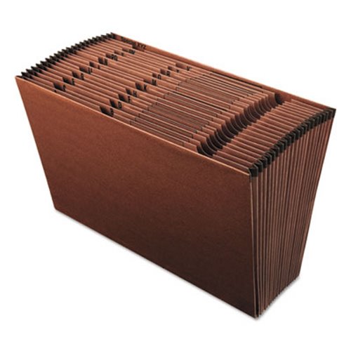 Pendaflex Earthwise Recycled A-Z Expanding File, 21 Pockets, Red Fiber ...