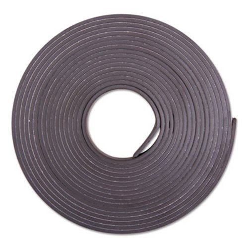 Baumgartens Adhesive-Backed Magnetic Tape, Black, 1/2 x 10ft, Roll BAU66010