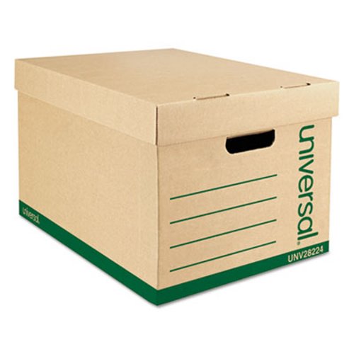 Kraft Details about   Recycled Storage Box 12 x 15 x 10 UNV28224 Letter 12 per Carton