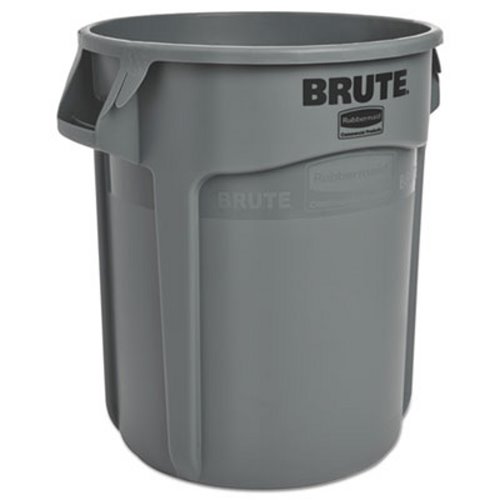 Yellow Rubbermaid Brute 20 Gallon Round Vented Trash Can RCP2620YEL 