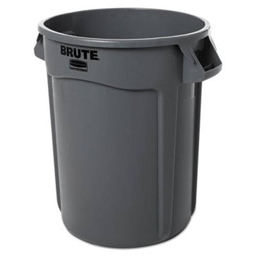 Rubbermaid Commercial Products Brute 32 Gal. Red Round Vented Trash Can Lid  RCP2631RED - The Home Depot