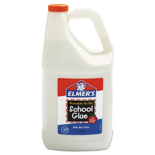 Elmer's Washable, No Run School Glue 12 Bottles 1.25 Ounces Each