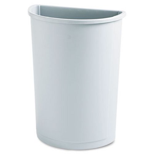 Polyethylene Beige Litter RecyclePro Waste Container w/Ashtray Lid 42-gal Trash Garbage Can 