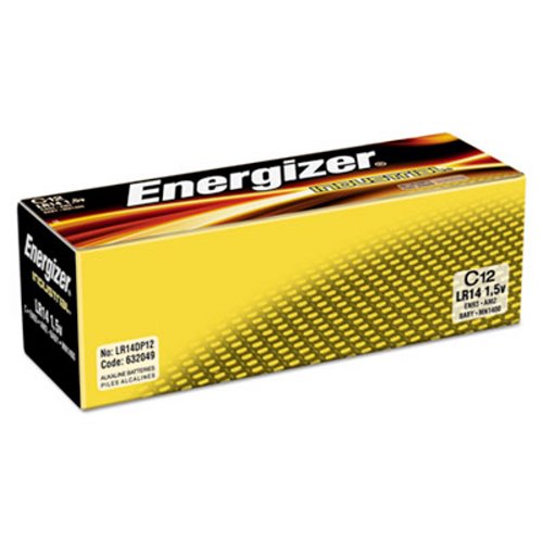 EVEEN93 12 Batteries/Box C BX Energizer Industrial Alkaline Batteries 