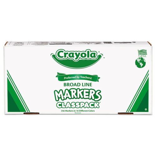 Crayola Washable Broad Line Markers, 12-Count - Arts & Crafts