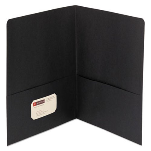 Smead® 87853 | Two-Pocket Portfolio, Embossed Leather Grain Paper ...