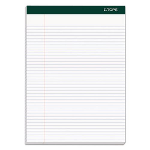 Tops Double Docket Ruled Pads, Narrow Rule, Ltr, White, 4 100-Sheet ...