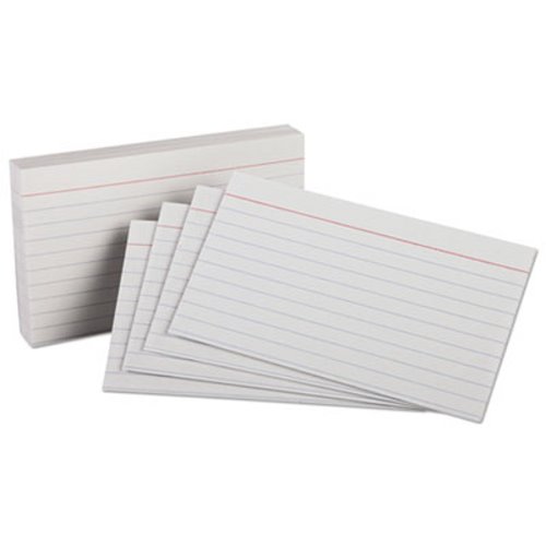 Oxford® Ruled Index Cards, 3