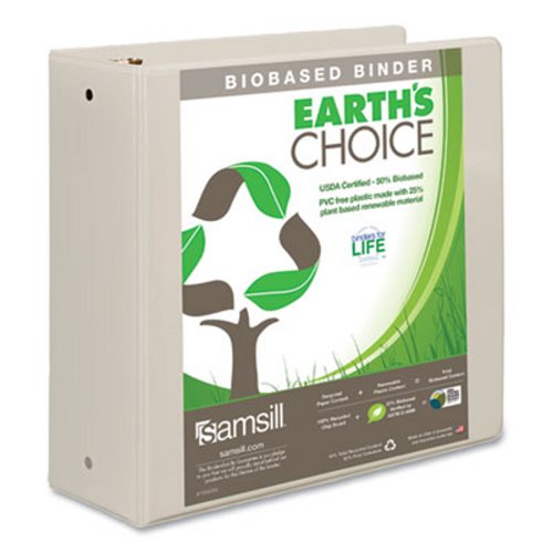 Samsill Earth S Choice Economy Round Ring View Binders Sam17397