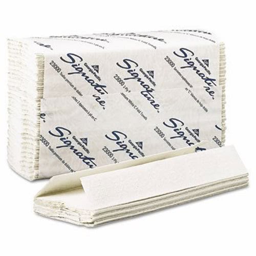 12-pack Georgia-Pacific Signature C-Fold White Paper Towels 2-ply 120 Towels