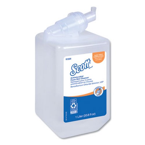 Kleenex® Antibacterial Hand Cleanser, Fresh Scent, 1 Liter Bottle (KCC91554)