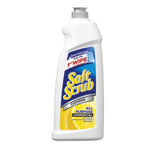 Soft Scrub All Purpose Cleanser, Lemon Scent, 36 oz Bottle (DIA15020EA)