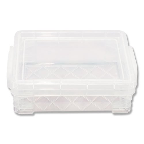 Advantus Super Stacker Pencil Box - Clear