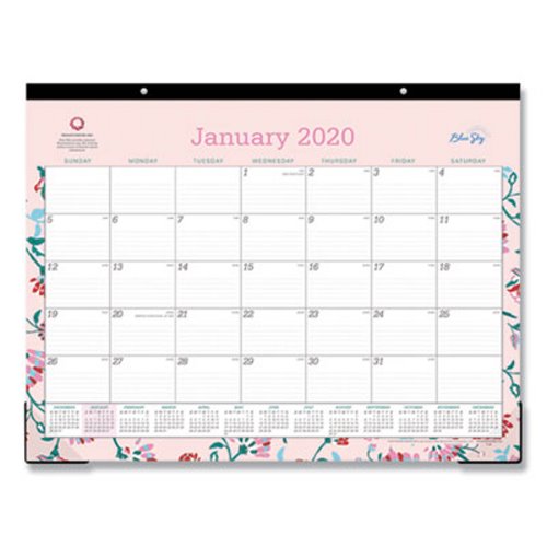 Blue Sky Breast Cancer Awareness Desk Pad 22 X 17 2020 Bls100015