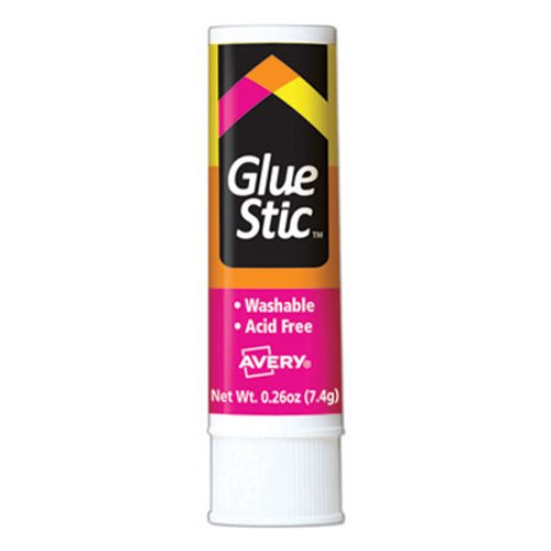 Clear Application Permanent Glue Stics, .26oz, Stick, 18/Pack