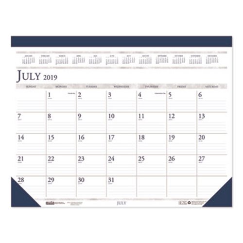 Classic August July House of Doolittle 2019-2020 Monthly Desk Pad Calendar 22 X 17 Inches HOD155-20 Academic