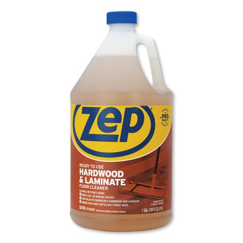 Zep Hardwood and Laminate Cleaner, 1 Gal Bottle - ZPEZUHLF128EA