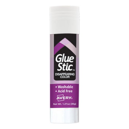 Avery Purple Application Permanent Glue Stic, .26 oz, Stick