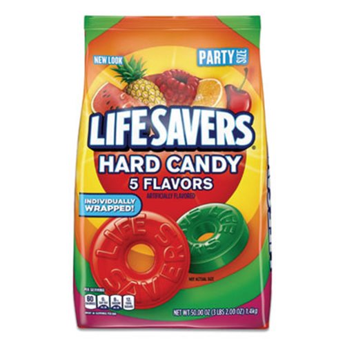 Lifesavers Hard Candy, Original Five Flavors, 50-oz. Bag LFS28098