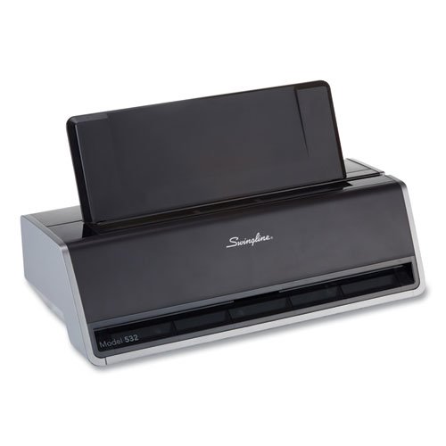 Swingline GBC 24-Sheet Electric Adjustable 2 and 3-Hole Punch, Stapler
