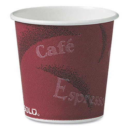 Solo Polycoated Hot Paper Cups 4 oz White