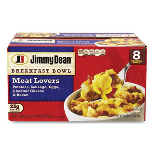 Jimmy Dean Breakfast Bowl Meat Lovers 56 Oz Box 8 Bowlsbox Free Delivery In 1 4 Business 5921