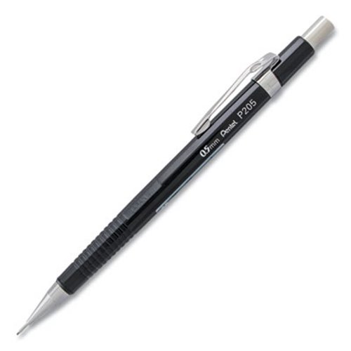 Pentel Sharp Mechanical Drafting Pencil, 0.5 mm, Black Barrel PENP205A