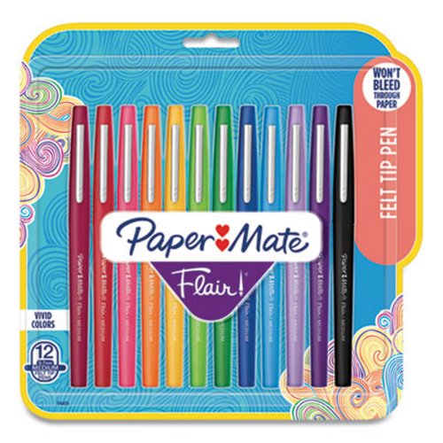 Paper Mate Color Flair Pen Set, Assorted Colors (Various Sizes