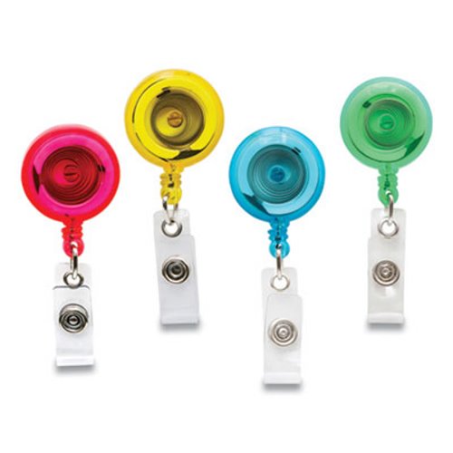 SICURIX Nurse ID Badge Reels Round Belt Clip Strap ASSORTED Colors (68 –  Baumgartens 