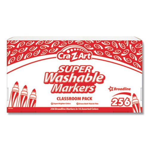 Cra-Z-Art® Super Washable Markers, Broad Bullet Tip, Assorted Colors,  40/Set