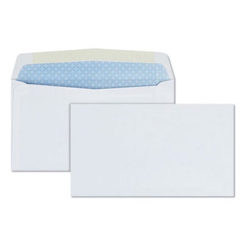 Quality Park™ 10412 Security Tinted Business Envelope, Contemporary, #6  3/4, White, 500/Box