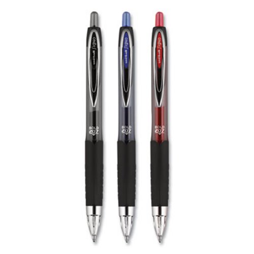 Details about   uni ball Signo 207 Retractable Gel Pens Bold Point Blue Ink 12 Pack1790896 