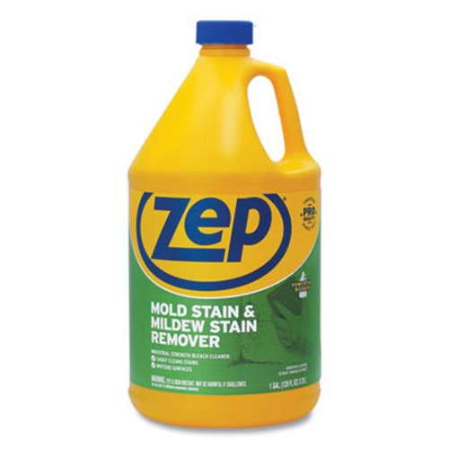 Zep Commercial Mold & Mildew Stain Remover, No-Scrub, Professional Strength - 128 fl oz