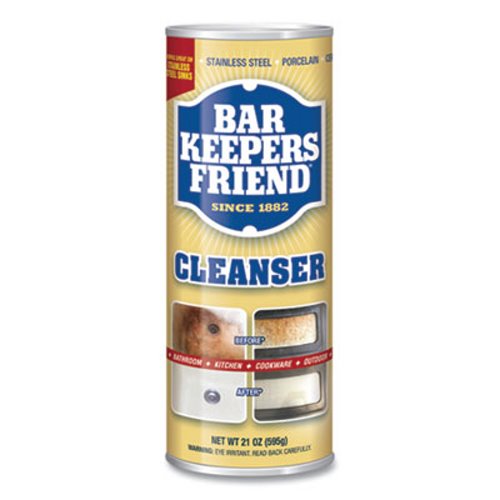 Bar Keepers Friend Powdered Cleanser & Polish, 21-oz Can (BKF11514)