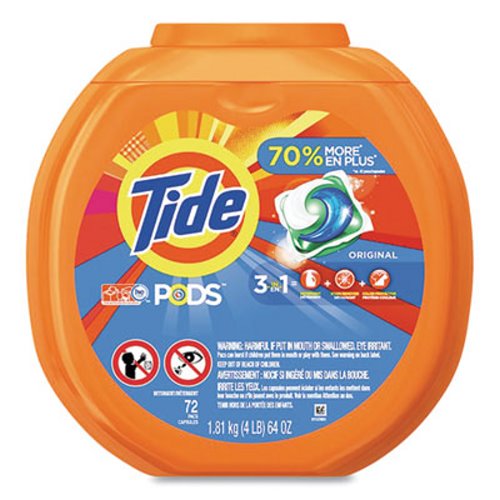 Tide Pods, Original Scent, 72/Pack PGC1911365