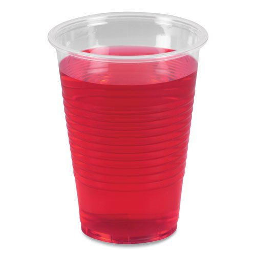 Stock Your Home Clear Plastic Disposable party Cups, 100 Pack, 9oz