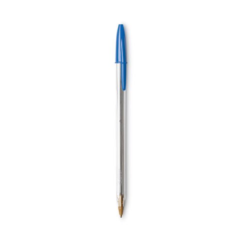 uitslag Ounce Kan niet lezen of schrijven Bic Cristal Ballpoint Stick Pen, Blue Ink, Medium, Dozen BICMS11BE