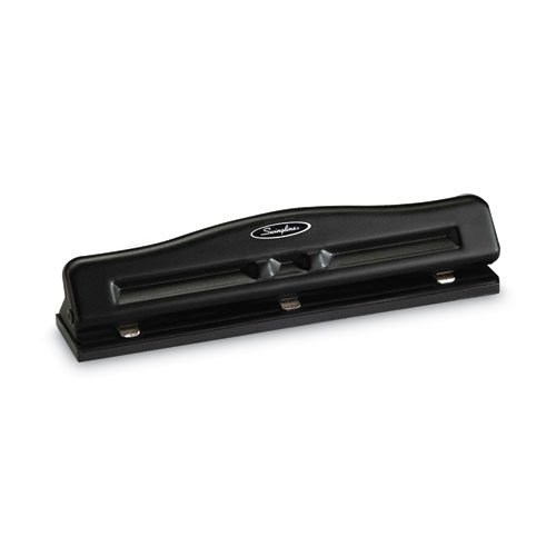 Stapler Style Slot Punch with Adjustable Centering Guide 