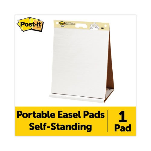 Post-it Self Stick Tabletop Easel Unruled Pad 20 x 23 White 20 Sheets 563R,  1 - Ralphs