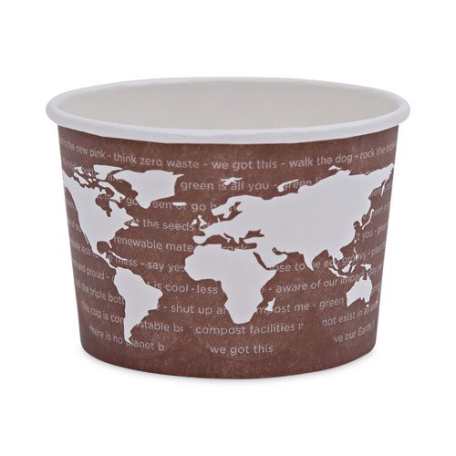 Eco-Products - World Art Renewable & Compostable Food Container - 8oz. Container