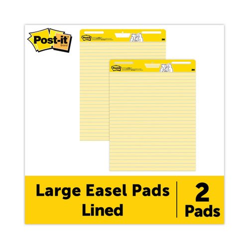 Pack-n-Tape  3M 561 Post-it Self-Stick Easel Pad, 25 in x 30.5 in 30 shts/ pad Yellow - Pack-n-Tape