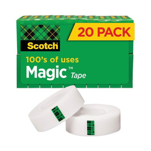 Scotch® Magic Tape Value Pack, 3/4 x 1000, 1 Core, Clear MMM810K20
