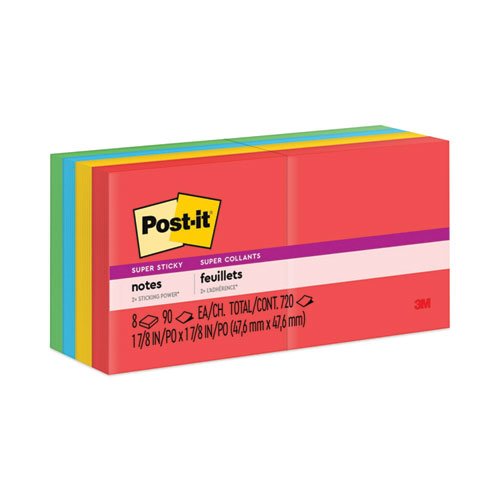 Early Buy Sticky Notes 3x3 Self-Stick Notes Black 6 Pads, 90 Sheets/Pad