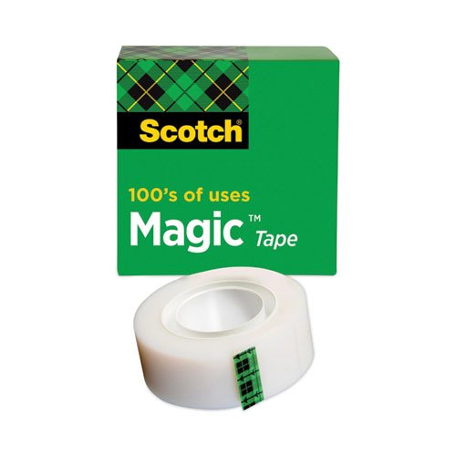 Scotch Magic Tape, Clear, 3/4 x 1000, 6 Rolls with Dispenser