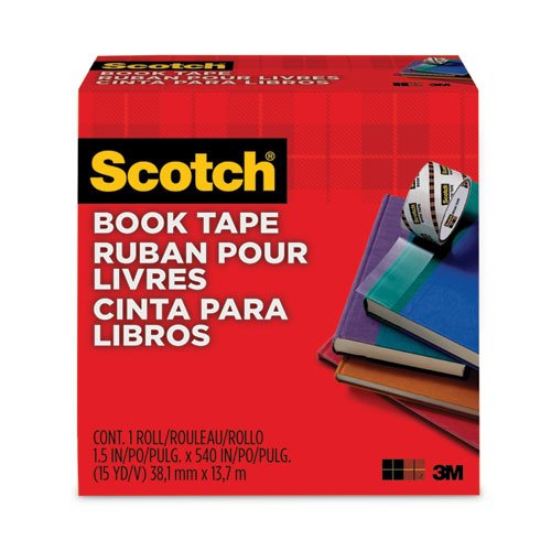 Scotch 845-1-1/2 Book Repair Tape, 1-1/2 x 15 yards, 3 Core 