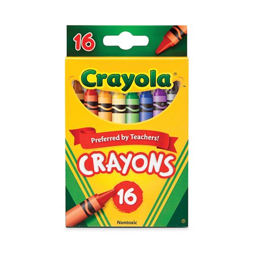Crayola Large Crayons 16 Colors/Box