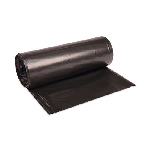 Boardwalk 434722BLK 56 Gallon Black Trash Bags, 43 x 47, 19