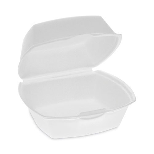 STYROFOAM HINGED LID CONTAINERS