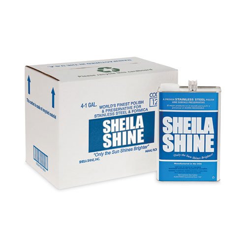 Sheila Shine® SSI4CT Stainless Steel Cleaner & Polish, 4Gal