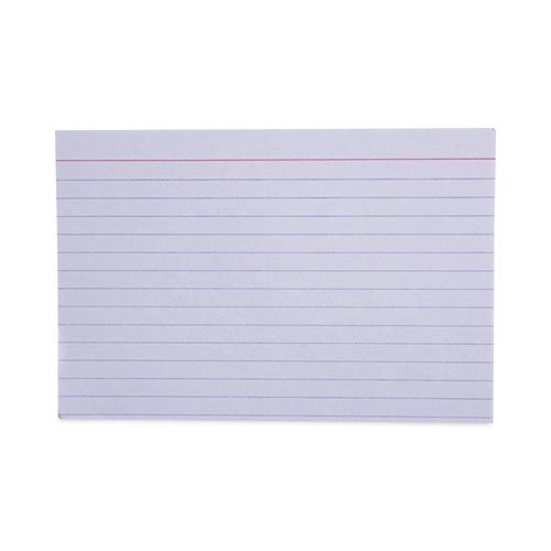 Oxford Unruled Index Cards 4 x 6 Blue 100/Pack